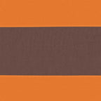 Sonnensegel Orange und Braun 2,5 x 2,5 m 100 % Polyester Oxford