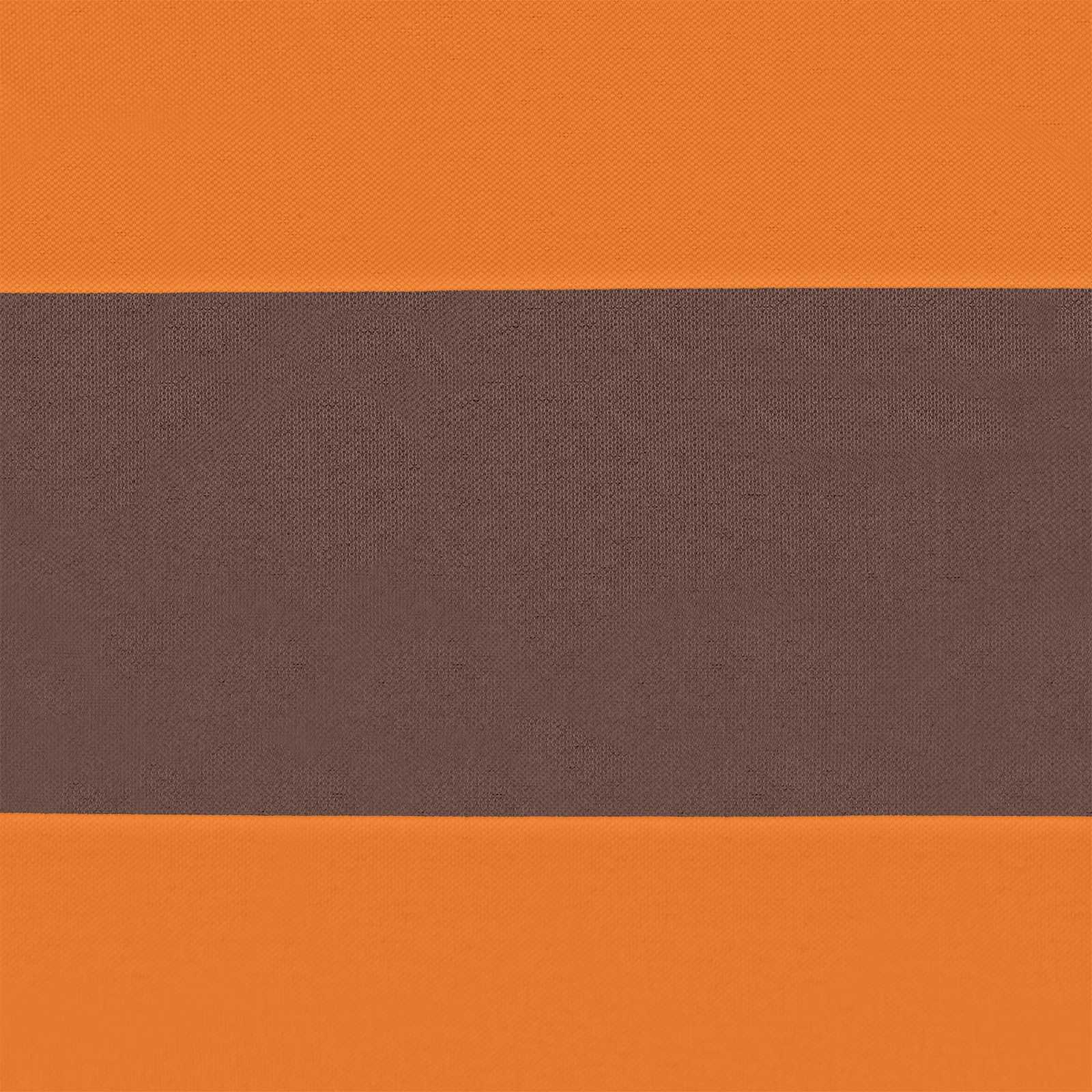 Sonnensegel Orange und Braun 2,5 x 2,5 m 100 % Polyester Oxford