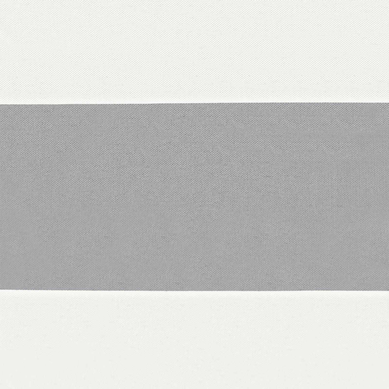 Sonnensegel Hellgrau und Weiß 2 x 2,5 m 100 % Polyester Oxford