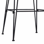 Esststuhl 2 pcs Schwarz 41 x 55 x 85 cm Rattan und Stahl
