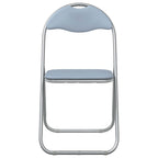 Klappstuhl 8 pcs Grau 48 x 43,5 x 81 cm Kunstleder