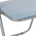 Klappstuhl 8 pcs Grau 48 x 43,5 x 81 cm Kunstleder