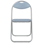 Klappstuhl 8 pcs Grau 48 x 43,5 x 81 cm Kunstleder