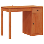 Schreibtisch Wachsbraun 100 x 50 x 74 cm Massives Kiefernholz