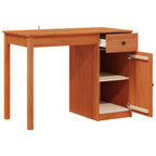 Schreibtisch Wachsbraun 100 x 50 x 74 cm Massives Kiefernholz