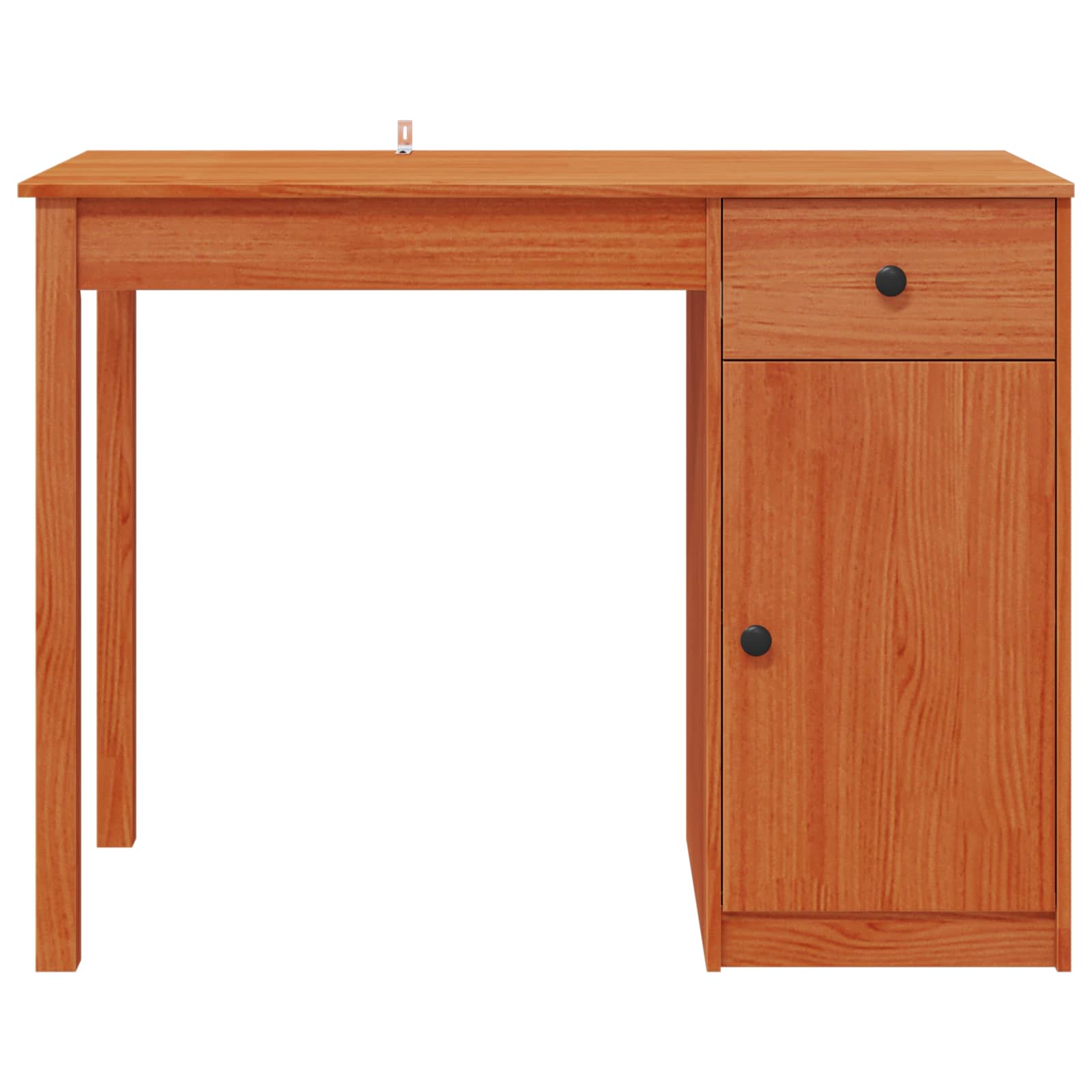 Schreibtisch Wachsbraun 100 x 50 x 74 cm Massives Kiefernholz