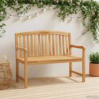 Handgefertigte Rosenbank Natur 114 x 60,5 x 95 cm