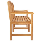 Handgefertigte Rosenbank Natur 150 x 60 x 90 cm Massivholz Teak