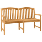 Handgefertigte Rosenbank Natur 179,5 x 61 x 90 cm