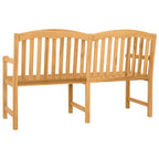 Handgefertigte Rosenbank Natur 179,5 x 61 x 90 cm