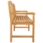 Handgefertigte Rosenbank Natur 228 x 60 x 90 cm Massivholz Teak