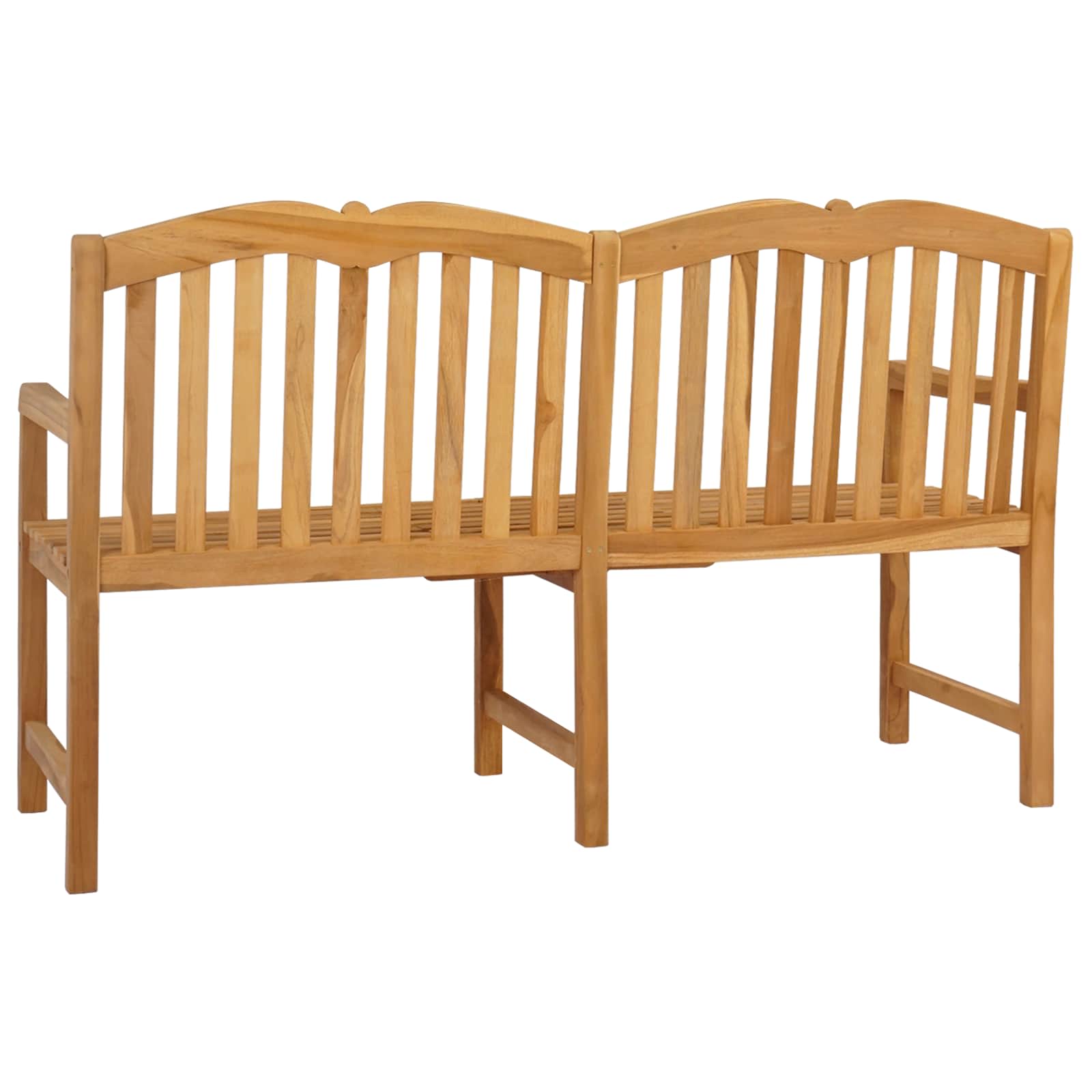 Handgefertigte Rosenbank Natur 150,5 x 60 x 95 cm