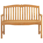 Handgefertigte Rosenbank Natur 114 x 60 x 95 cm Massivholz Teak