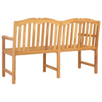 Handgefertigte Rosenbank Natur 150 x 60,5 x 95 cm