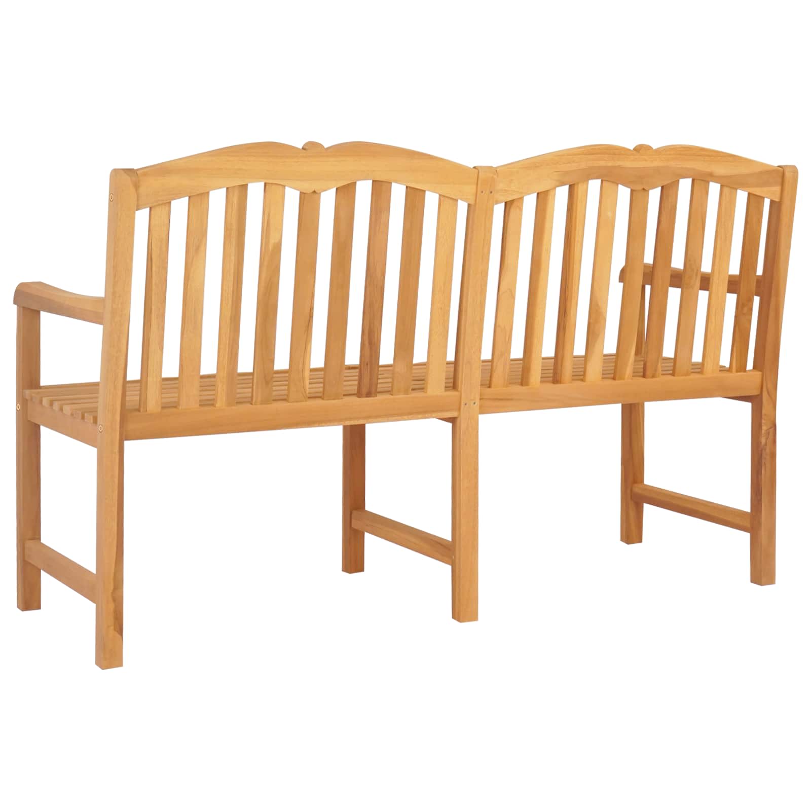 Handgefertigte Rosenbank Natur 150 x 60,5 x 95 cm