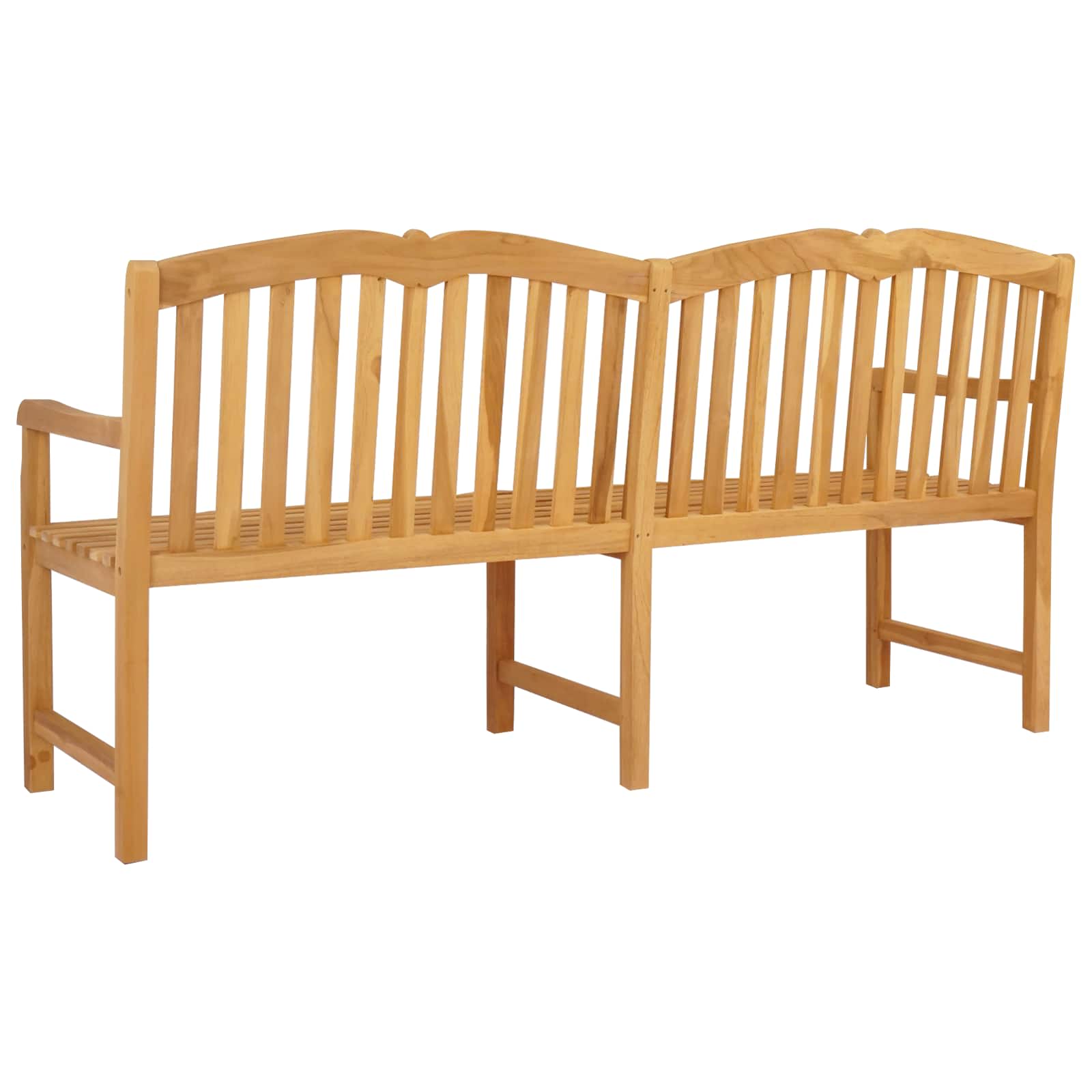 Handgefertigte Rosenbank Natur 180,5 x 60 x 96 cm