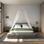 Moskito-Netz für Bett 156 Maschen 3 pcs Weiß Polyester