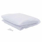 Moskito-Netz für Bett 156 Maschen 3 pcs Weiß Polyester
