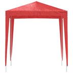 Party-Zelt 200 x 200 x 240 cm Rot PE und Stahl