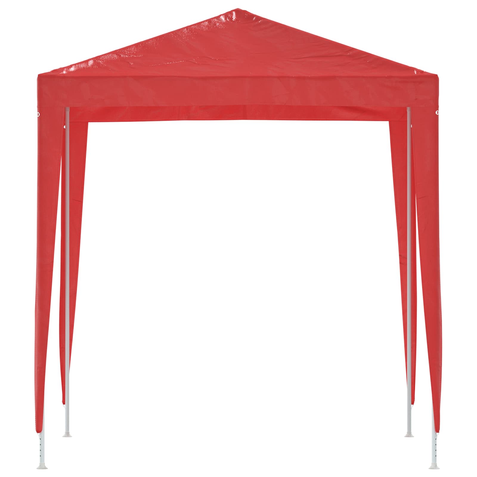 Party-Zelt 200 x 200 x 240 cm Rot PE und Stahl