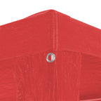 Partyzelt Rot 900 x 300 x 255 cm PE und Stahl