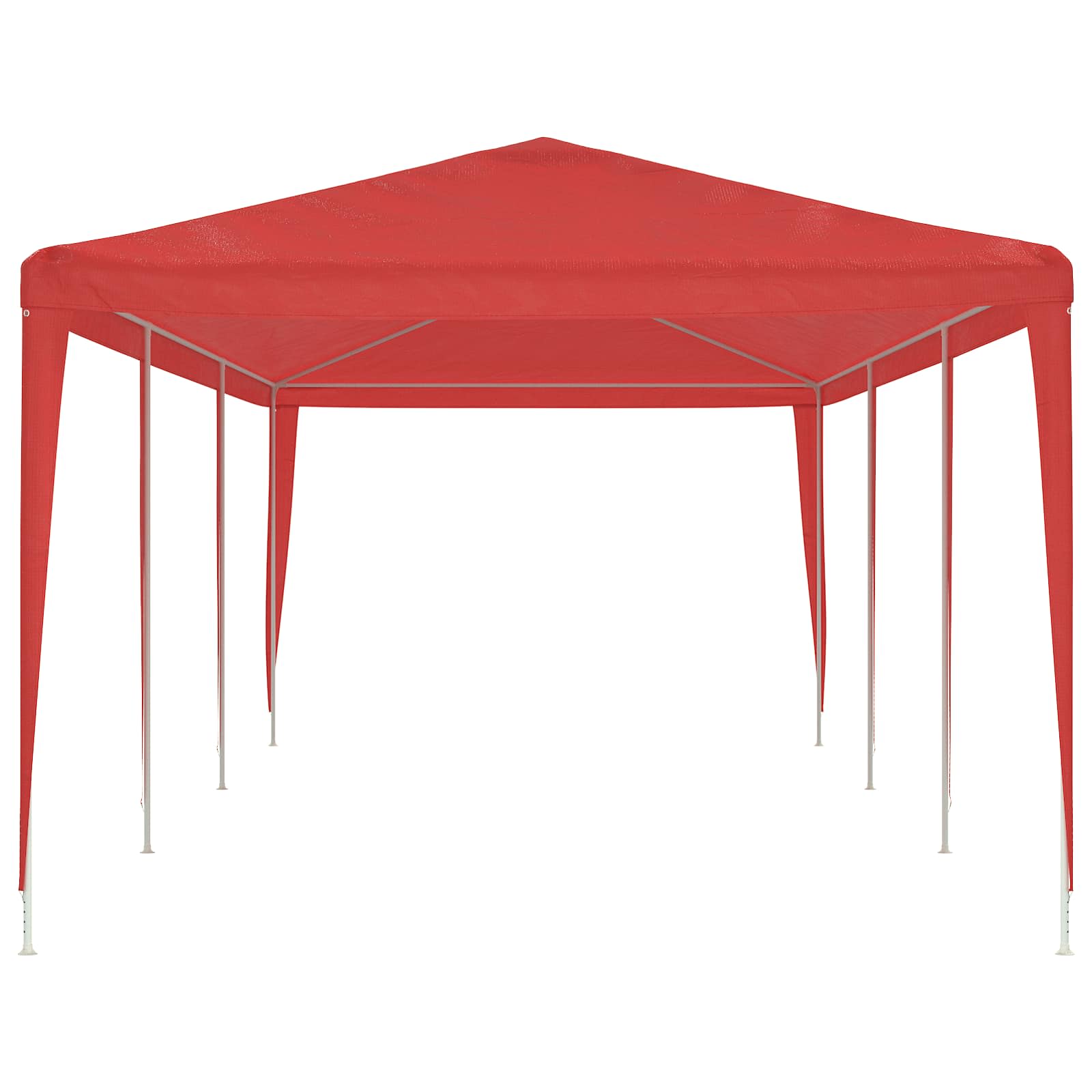 Partyzelt Rot 900 x 300 x 255 cm PE und Stahl