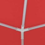 Party-Zelt Rot 200 x 200 x 240 cm PE und Stahl