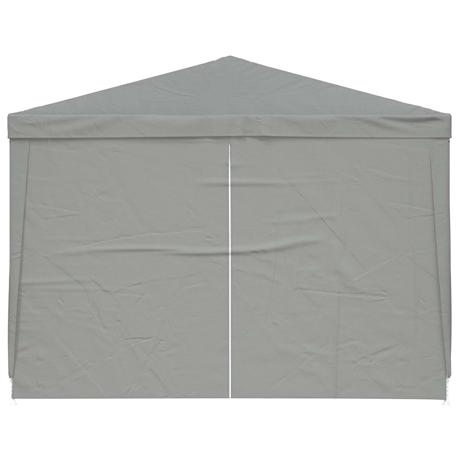 Party-Zelt 300 x 300 x 255 cm Hellgrau PE und Stahl