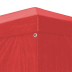 Party-Zelt 900 x 300 x 255 cm Rot PE und Stahl