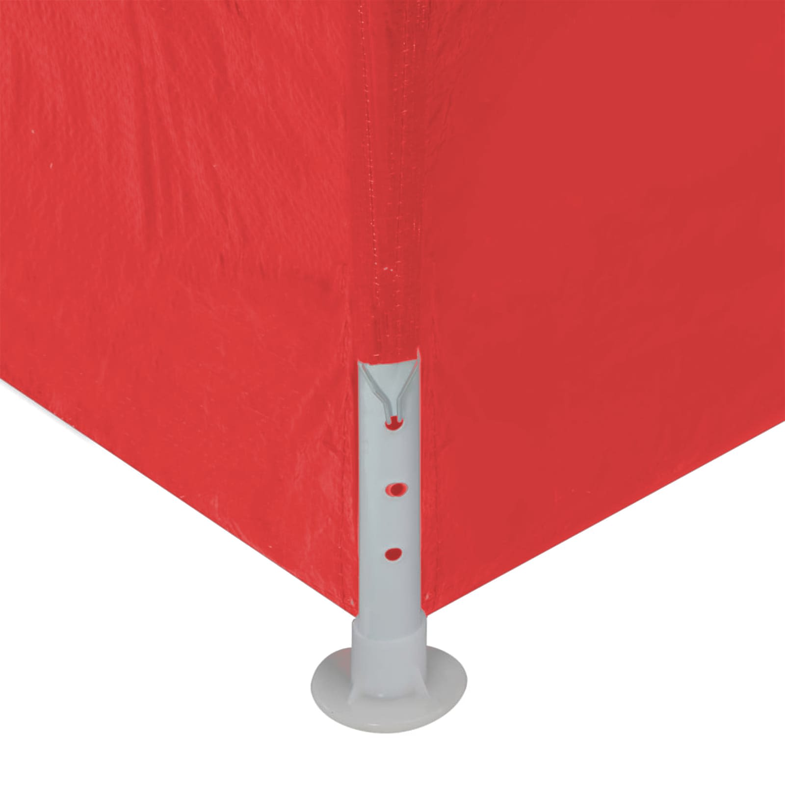 Party-Zelt 900 x 300 x 255 cm Rot PE und Stahl