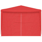 Party-Zelt 900 x 300 x 255 cm Rot PE und Stahl