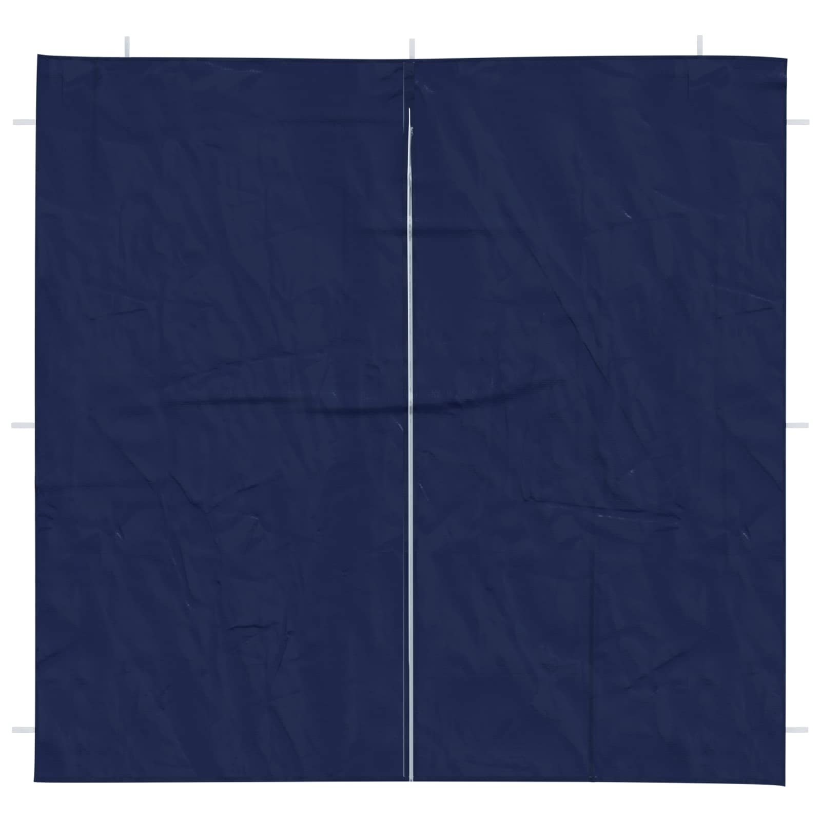 Party Zelt Seitenteil 2 pcs Blau 200 x 195 cm PE und Stahl