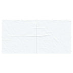 Party Zelt Seitenteil 2 pcs Weiß 400 x 195 cm PE und Stahl