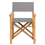 Esszimmerstuhl Braun und Hellgrau 56 x 54 x 87 cm