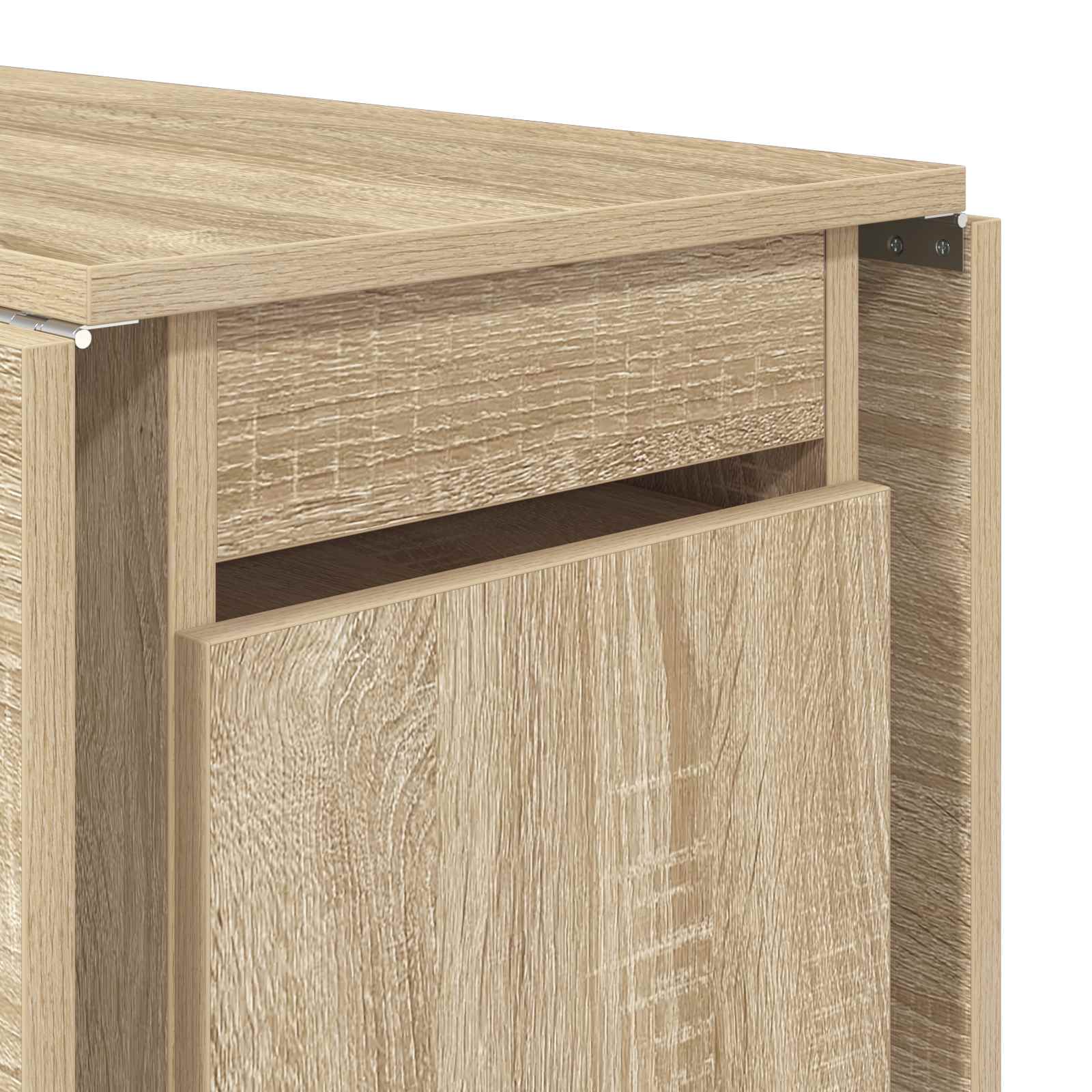 Esstisch 2 pcs 140 x 80 x 77 cm Holzwerkstoff Sonoma-Eiche