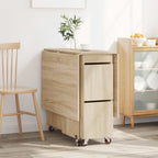 Esstisch 2 pcs 140 x 80 x 77 cm Holzwerkstoff Sonoma-Eiche
