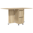 Esstisch 2 pcs 140 x 80 x 77 cm Holzwerkstoff Sonoma-Eiche