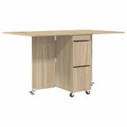 Esstisch 2 pcs 140 x 80 x 77 cm Holzwerkstoff Sonoma-Eiche