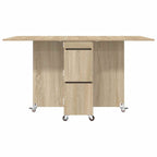 Esstisch 2 pcs 140 x 80 x 77 cm Holzwerkstoff Sonoma-Eiche