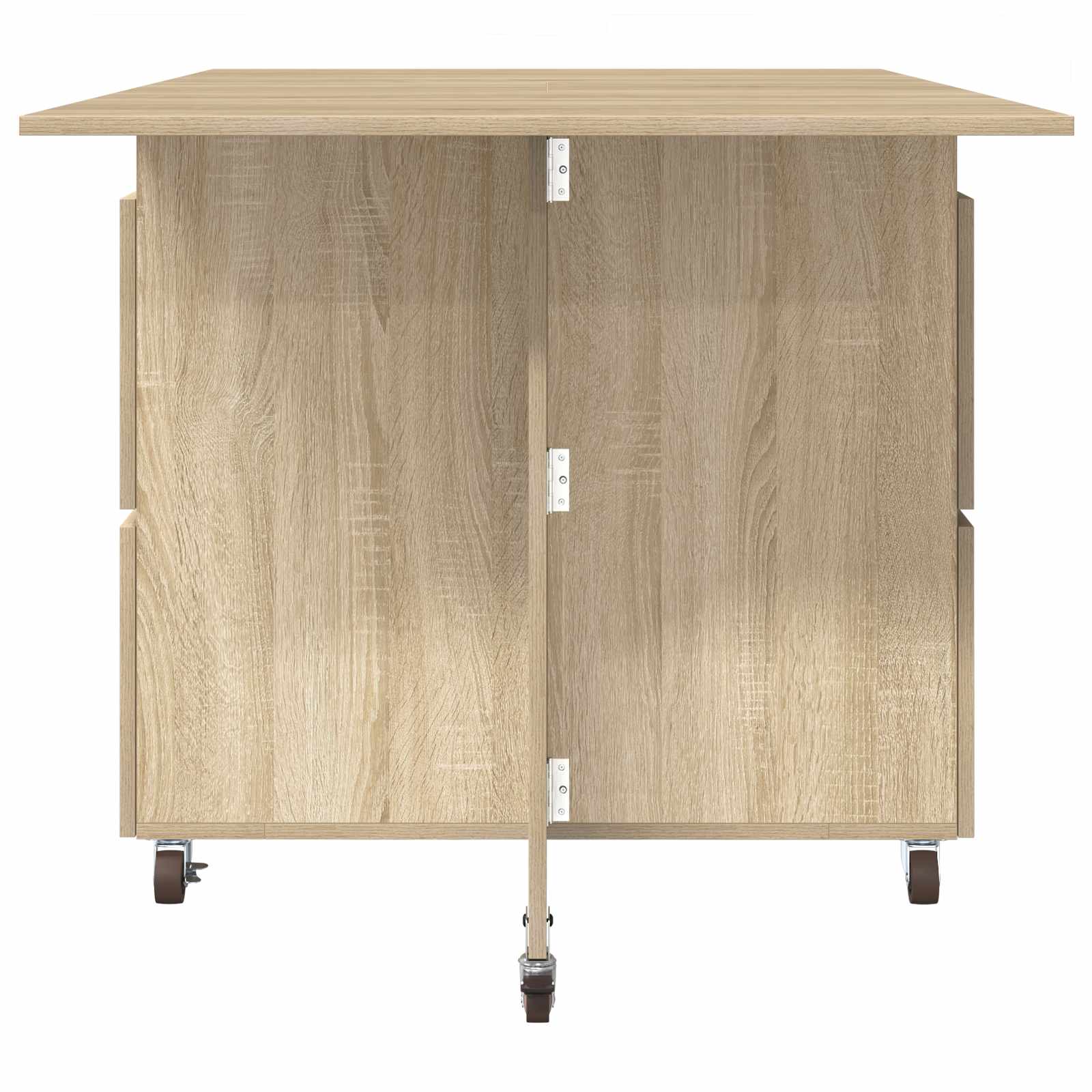 Esstisch 2 pcs 140 x 80 x 77 cm Holzwerkstoff Sonoma-Eiche