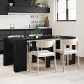 Esstisch 180 x 85 x 75 cm Holzwerkstoff Schwarze Eiche