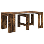 Esstisch 180 x 85 x 75 cm Holzwerkstoff Geräucherte Eiche