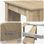 Esstisch 240 x 85 x 75 cm Holzwerkstoff Sonoma-Eiche