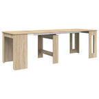 Esstisch 240 x 85 x 75 cm Holzwerkstoff Sonoma-Eiche