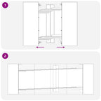 Esstisch 240 x 85 x 75 cm Holzwerkstoff Sonoma-Eiche