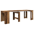 Esstisch 240 x 85 x 75 cm Holzwerkstoff Altholz Rechtwinklig