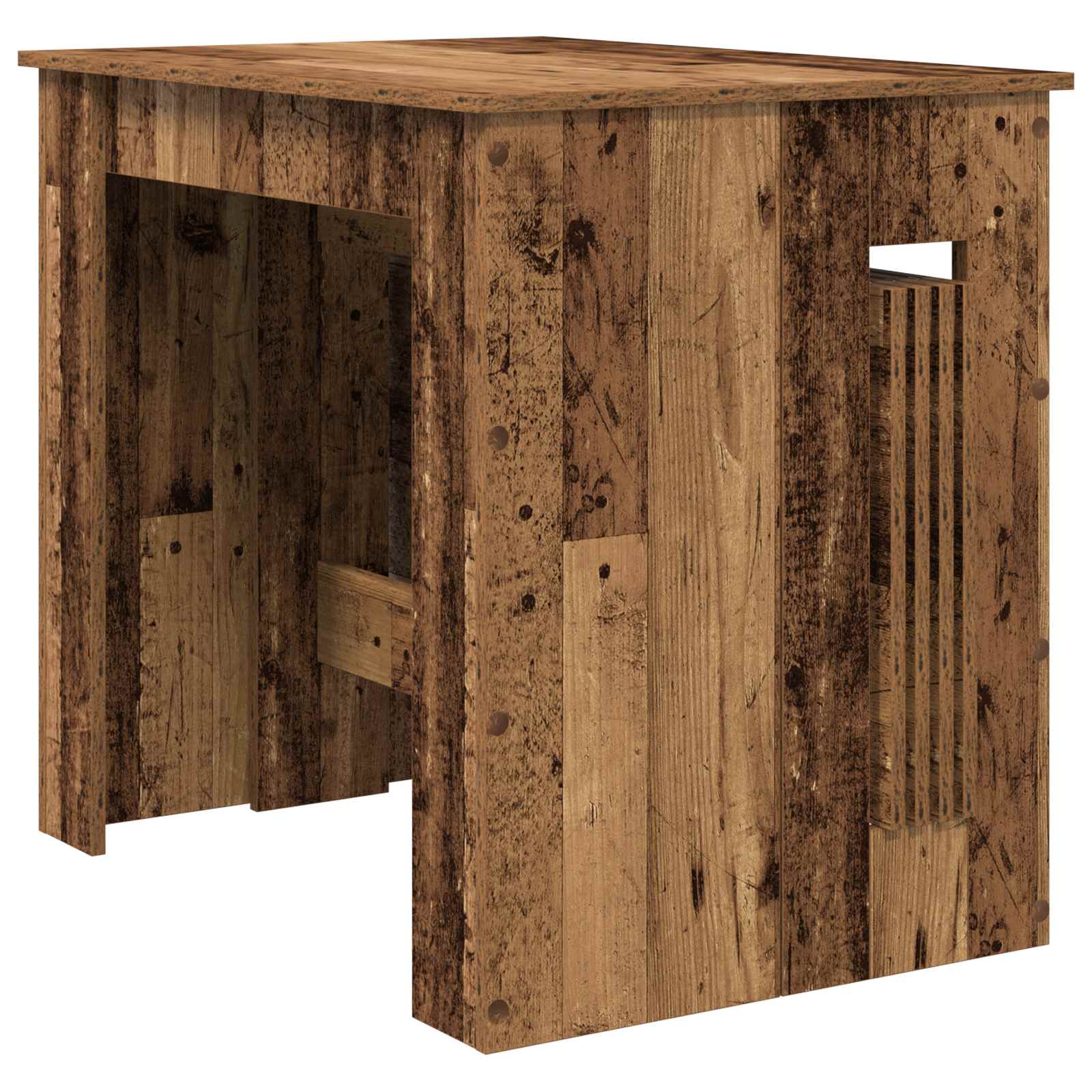 Esstisch 240 x 85 x 75 cm Holzwerkstoff Altholz Rechtwinklig