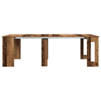 Esstisch 240 x 85 x 75 cm Holzwerkstoff Altholz Rechtwinklig