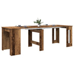 Esstisch 240 x 85 x 75 cm Holzwerkstoff Altholz Rechtwinklig