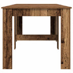 Esstisch 240 x 85 x 75 cm Holzwerkstoff Altholz Rechtwinklig